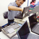 The brave laptop, even after fulfilling its mission, steadfastly resists a technician's data-recovery attempts.